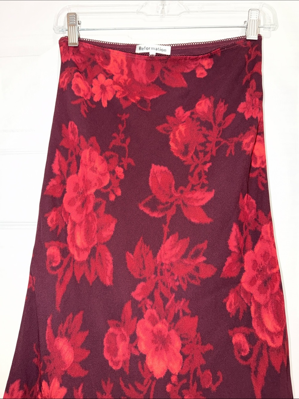 Reformation Layla Floral Print Maxi Skirt - Sanguine - Picture 3 of 6